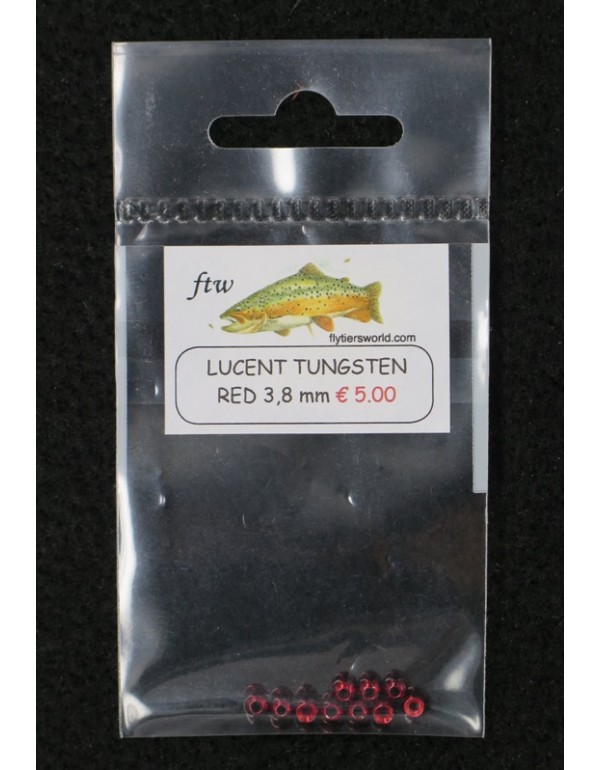 FTW LUCENT TUNGSTEN BEADS red